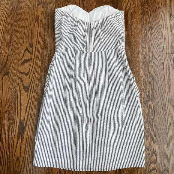 Stripe Strapless Dress - Sz 1 - Picture 9 of 11